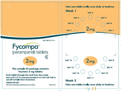 Image Description (2 mg Fycompa Inner Sample Kit)